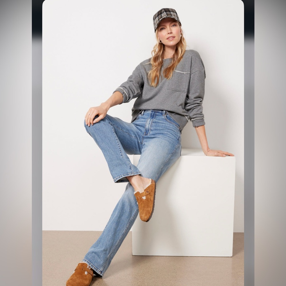 EVEREVE • KUT FROM THE KLOTH • Melissa High Rise Straight Leg